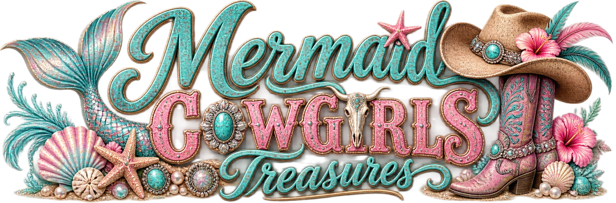 Mermaid Cowgirls Treasures